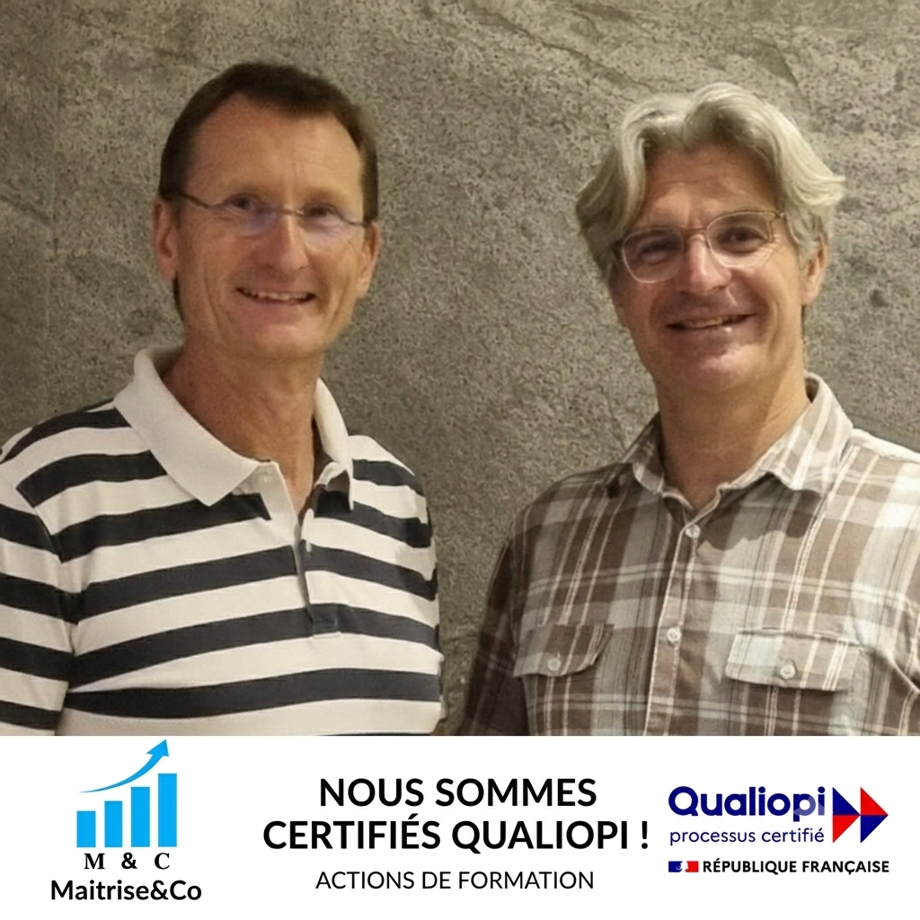 Eric Ronot et Etienne Rivoallan — certification Qualiopi confirmée.